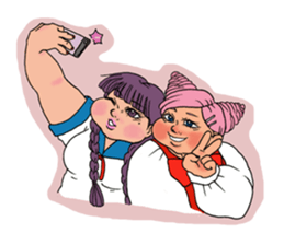 Girls Fat sticker #8991616