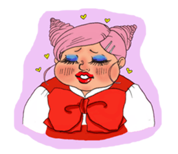 Girls Fat sticker #8991618