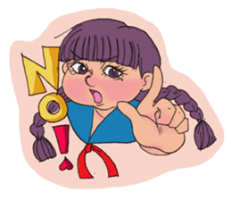 Girls Fat sticker #8991627