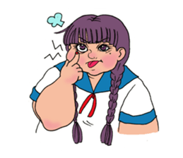 Girls Fat sticker #8991629