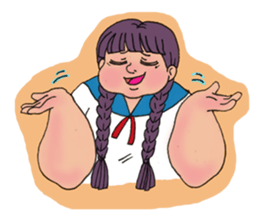 Girls Fat sticker #8991634