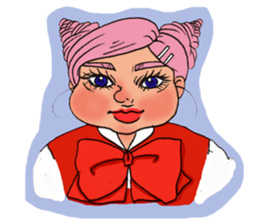 Girls Fat sticker #8991636