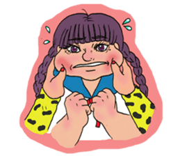 Girls Fat sticker #8991641