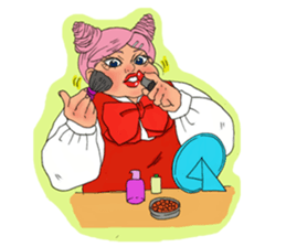 Girls Fat sticker #8991646