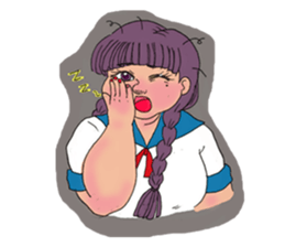 Girls Fat sticker #8991653