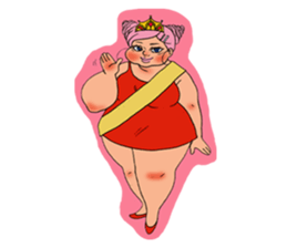 Girls Fat sticker #8991655