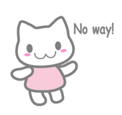 NYA of kitten 2  ( English ) sticker #8992100