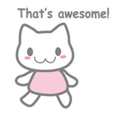 NYA of kitten 2  ( English ) sticker #8992106