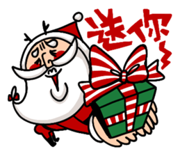 Santa claus X Snow man sticker #8992260