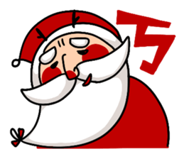 Santa claus X Snow man sticker #8992261