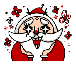 Santa claus X Snow man sticker #8992262