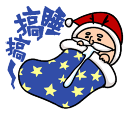 Santa claus X Snow man sticker #8992263