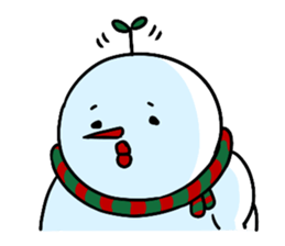 Santa claus X Snow man sticker #8992276