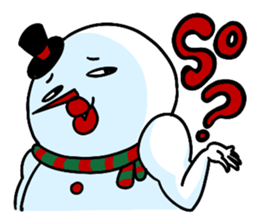 Santa claus X Snow man sticker #8992281