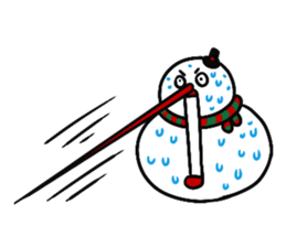 Santa claus X Snow man sticker #8992286