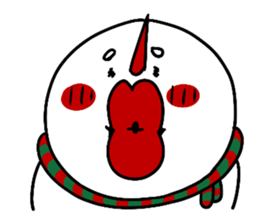 Santa claus X Snow man sticker #8992294