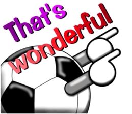 The ball is a friend English ver.2 sticker #8992556