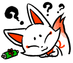 Kyoto Inari fox sticker #8992666