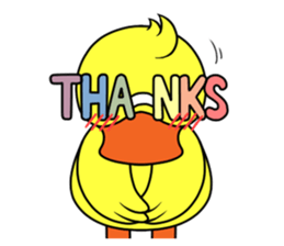 Jason the Giant Duckling sticker #8992859