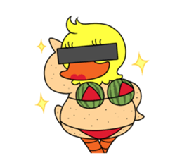 Jason the Giant Duckling sticker #8992868