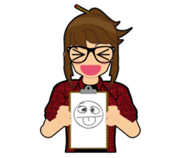 Alice the Young Designer sticker #8992959