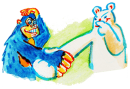 BLUE GORILLA 3 sticker #8993220