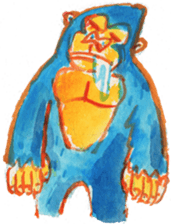 BLUE GORILLA 3 sticker #8993224