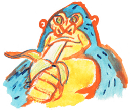 BLUE GORILLA 3 sticker #8993234