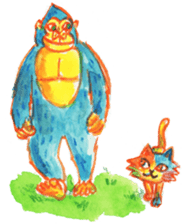 BLUE GORILLA 3 sticker #8993253