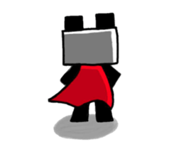 robo panda hero w sticker #8994296