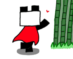 robo panda hero w sticker #8994301