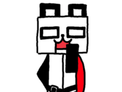 robo panda hero w sticker #8994316