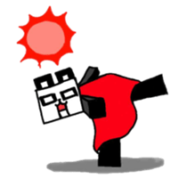 robo panda hero w sticker #8994320