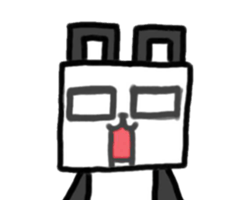 robo panda hero w sticker #8994331