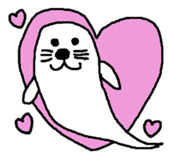 ghost seal sticker #8994541
