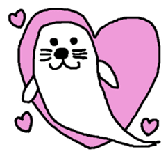 ghost seal sticker #8994541