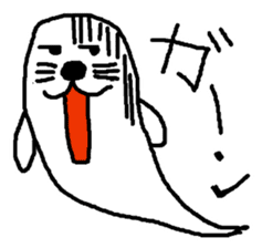 ghost seal sticker #8994555