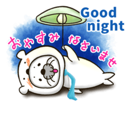 WHITE BEAR-SEAL sticker #8994577