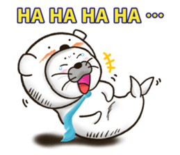 WHITE BEAR-SEAL sticker #8994587