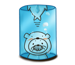 WHITE BEAR-SEAL sticker #8994595