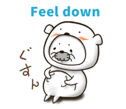 WHITE BEAR-SEAL sticker #8994598