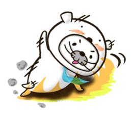 WHITE BEAR-SEAL sticker #8994601