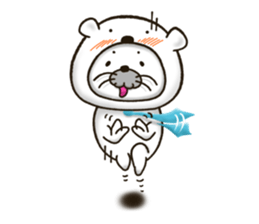 WHITE BEAR-SEAL sticker #8994602