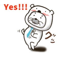 WHITE BEAR-SEAL sticker #8994604