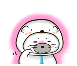 WHITE BEAR-SEAL sticker #8994607