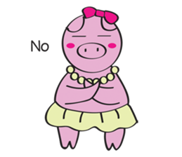 Piggy Lady sticker #8995377