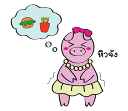 Piggy Lady sticker #8995384