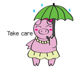 Piggy Lady sticker #8995386