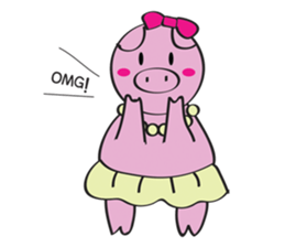 Piggy Lady sticker #8995388