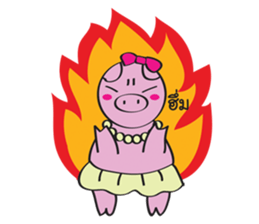 Piggy Lady sticker #8995398